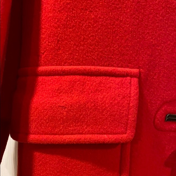 Burberry Wool Duffle Coat with Hood & Check Lining - Picture 4 of 16